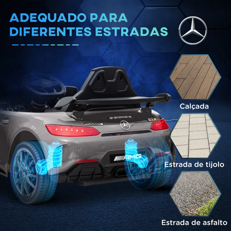 Mercedes-Benz AMG GTR ministand.pt carros elétricos para crianças
