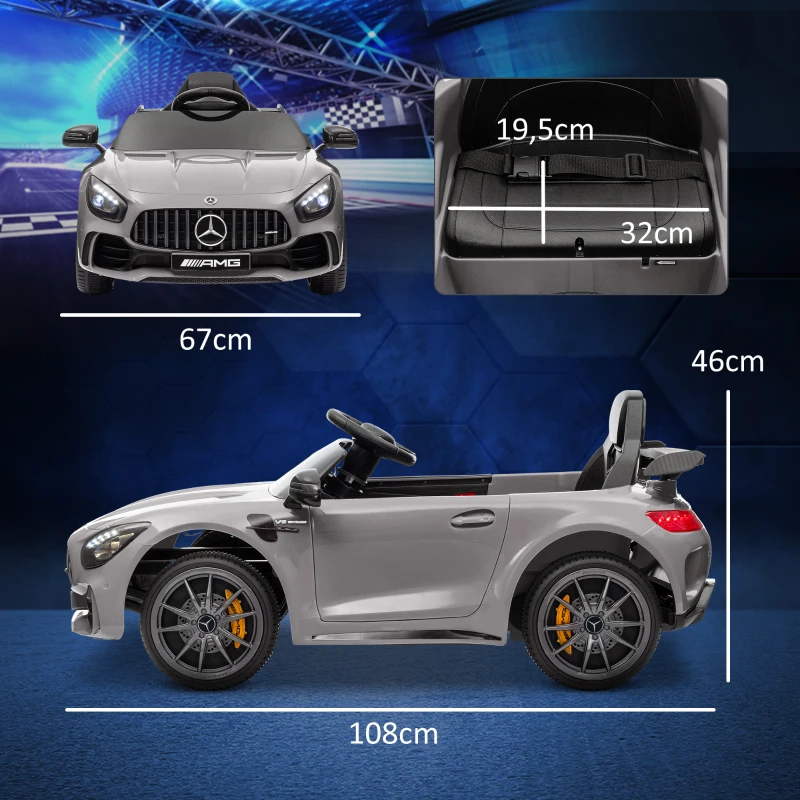 Mercedes-Benz AMG GTR ministand.pt carros elétricos para crianças