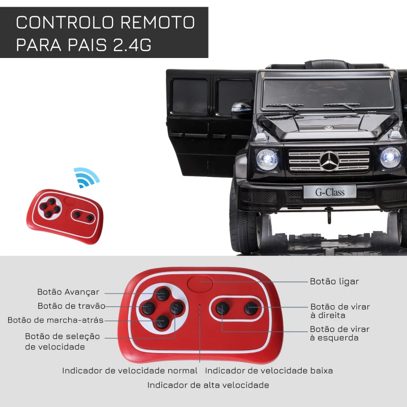 Mercedes-Benz G500 ministand.pt carros elétricos para criança