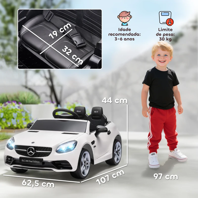 Mercedes-Benz SLC300 ministand.pt carros elétricos para crianças