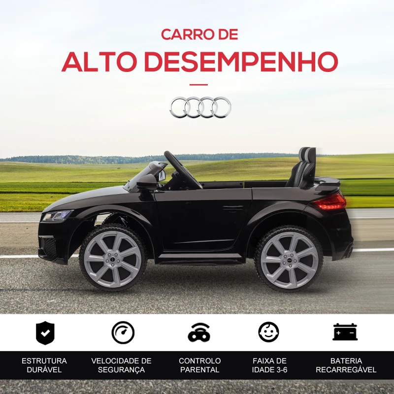 AUDI TT RS Roadster ministand.pt carros elétricos para crianças