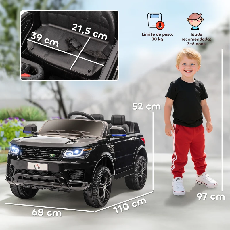 Jipe Evoque elétrico ministand.pt carros elétricos motos elétricas para crianças