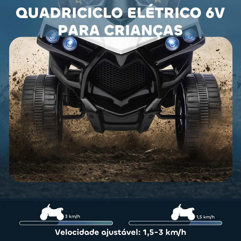 Quad Elétrico 6v ministand.pt carros elétricos motos elétricas para crianças