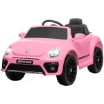 Volkswagen Beetle rosa ministand.pt carros elétricos para crianças