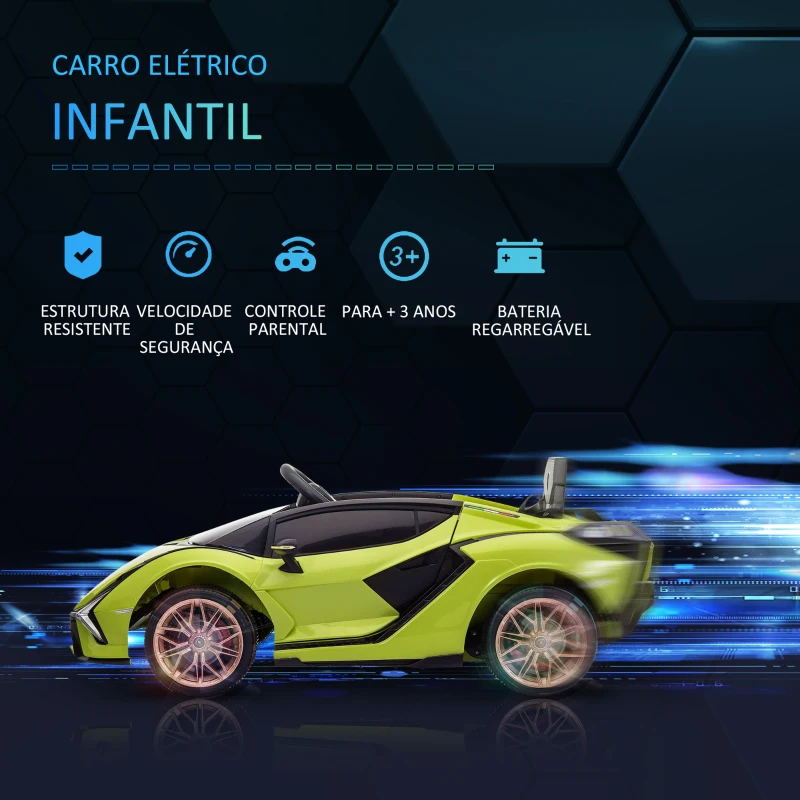 Lamborghini Sián FKP 37 ministand.pt carros elétricos para crianças