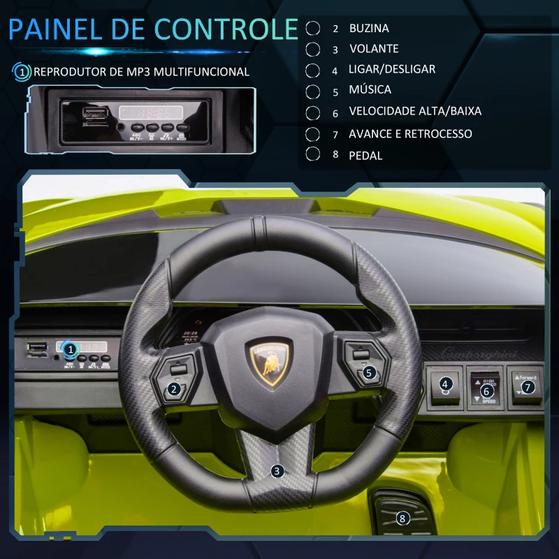 Lamborghini Sián FKP 37 ministand.pt carros elétricos para crianças