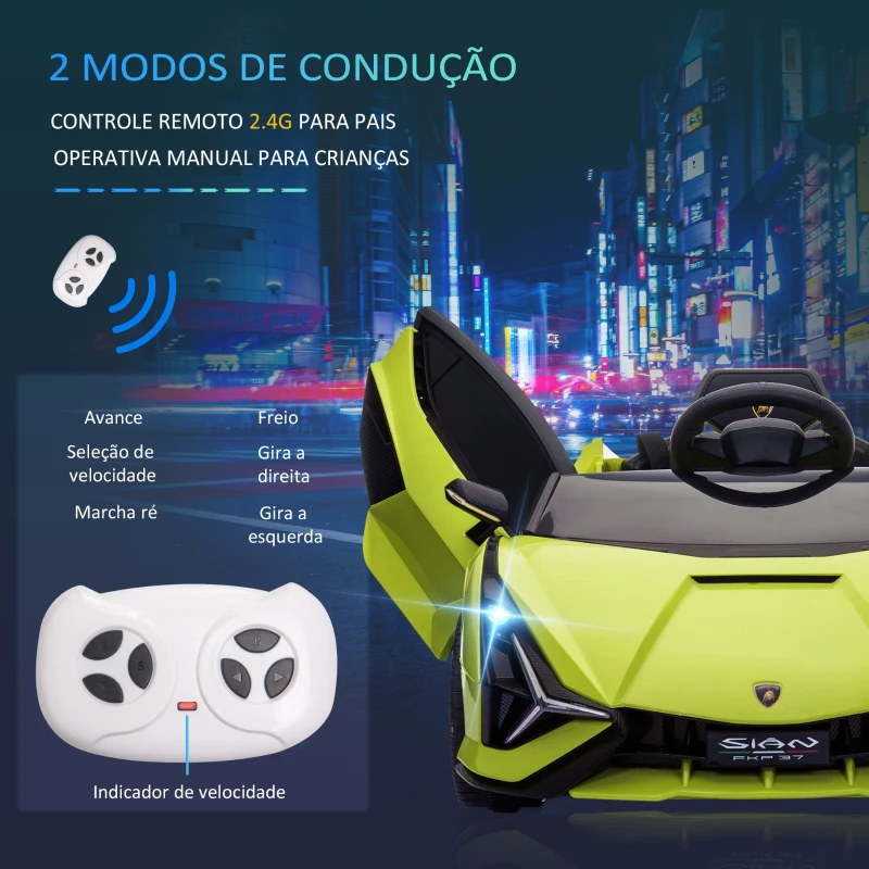Lamborghini Sián FKP 37 ministand.pt carros elétricos para crianças