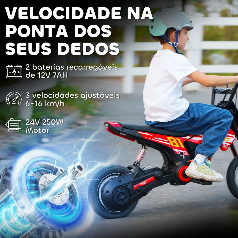 AIYAPLAY Motocross 81 ministand.pt motas e carros elétricos para crianças